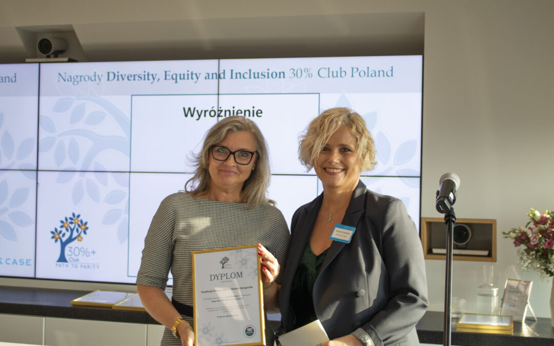 Sprawny staż wyróżniony w konkursie „DEI 30% Club Poland”